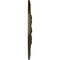 Ekena Millwork Rose and Ribbon Ceiling Medallion (Fits Canopies up to 4"), 23 5/8"OD x 4"ID x 1 1/2"P, Green Gold CM23ROGGS - alternate 2